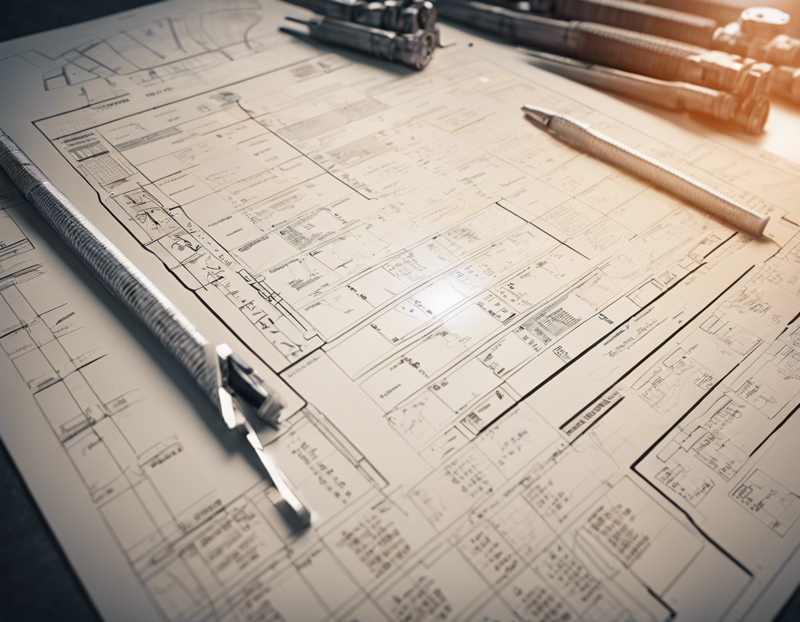 Create a detailed image of a construction schedule with overlapping tasks and milestones.